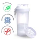 Шейкер спортивный SmartShake Original2GO 600ml Pure White (10560602) - изображение 3