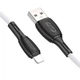 Кабель зарядки BOROFONE BX86 2.4А 1M USB - Lightning Білий - изображение 3