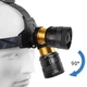 Акумуляторний налобний ліхтар Bailong BL-8076 2-GT100 3 режими zoom регульований кут нахилу ЗП microUSB - зображення 5