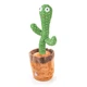 Танцующий кактус 120 песен с подсветкой Dancing Cactus Зеленый повторение голоса + упаковка (SH773977) - изображение 3