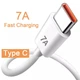 Кабель надшвидкий зарядний 7A 66W USB Type C Type-C 1 m White Galakeys (40-02) - зображення 1