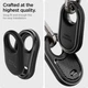 Чехол - брелок Spigen для Samsung Galaxy SmartTag 2 - Rugged Armor, Matte black (ACS06271) - изображение 3