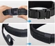 Нашийник для собак Harness, нейлоновий з металевою пряжкою-фастекс, L (45-55см) Чорний (145L-BLACK) - зображення 4