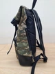 Рюкзак пиксель камуфляж RollTop с карманом - изображение 2