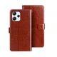 Чехол Idewei для Xiaomi Redmi 12 книжка кожа PU с визитницей коричневый - изображение 1