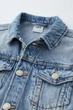 Джинсова куртка дитяча Zara 6987/683 140 см Блакитний - зображення 3