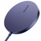 Бездротове зарядне пристрій Baseus Simple Mini 3 Magnetic 15W (CCJJ040205) Dusty Purple - зображення 1