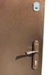 Входные двери LUCKY DOORS Эврика металл/металл на трубе, утепленные, 2050х860 левые Медный антик (1-25017) - изображение 2