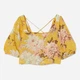 Топ женский H&M 9910293arl XL Желтый (PS2030000271993) - изображение 1