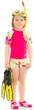 Топ солнцезащитный для девушек Aqua Speed T-SHIRT FLOWER 2123 розовый, мультиколор Дети 122 см - изображение 4