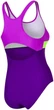 Купальник для девушек Aqua Speed EMILY 6515 фиолетовый, зеленый Дит 164 см - изображение 2
