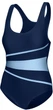 Купальник закритий для жінок Aqua Speed STELLA LADY 8663 чорний, блакитний Жін 40 (L) - изображение 1