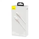 Кабель Baseus Cafule Series Metal Cable USB to Type-C 66W 2m CAKF000202 White - изображение 3