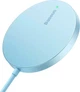 Бездротовий зарядний пристрій Baseus Simple Mini3 Magnetic Wireless Charger 15W CCJJ040303 Blue - изображение 1