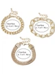 Комплект із 3 браслетів Misspap CQCH1249596 One size (105423Onesize) Золотистий - зображення 4