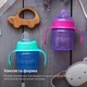Чашка-непроливайка Philips AVENT с мягким носиком 200 мл 6 мес+ Сине-зеленая (SCF551/05_blue_green) - изображение 3