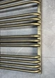 Рушникосушка комбінована Terma Alex 760x500 Brushed Brass, тен ONE + вентиль Unico - зображення 4