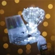 Гирлянда нить Роса 100 LED 10м на батарейках + USB Белая - изображение 4