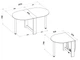 Раскладной стол-трансформер XBOOK 17 740*1574*674 мм. - изображение 4