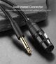 Мікрофонний кабель UGREEN AV131 6.35 Male to XLR Female 2m Black (20719) - зображення 8