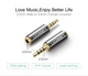 Перехідник UGREEN 2.5mm Male to 3.5mm Female Black (20501) - зображення 3