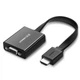 Адаптер UGREEN MM103 HDMI to VGA + 3.5mm + micro-USB Power Port Black (40248) - изображение 1