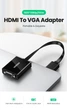 Адаптер UGREEN MM103 HDMI to VGA + 3.5mm + micro-USB Power Port Black (40248) - изображение 2