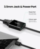 Адаптер UGREEN MM103 HDMI to VGA + 3.5mm + micro-USB Power Port Black (40248) - изображение 3