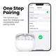 Наушники UGREEN WS106 HiTune T3 Active Noise-Cancelling Earbuds White (90206) - изображение 3