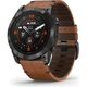 Смарт-годинник Garmin EPIX PRO (g2), 51, Saph, CrbnGryDLC Ti, Chsnt Lthr, GPS (010-02804-30) - изображение 1
