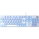 Клавіатура Aula F2088 Pro Mechanical White/Violet + 9 Purple keys KRGD Blue USB UA (6948391234915) - изображение 1