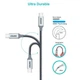 Дата кабель USB 2.0 Type-C to Type-C 1.8m 100W Choetech (XCC-1002-GY) - изображение 2