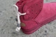 Детские зимние угги Ugg замшевые 28 18.0 см бордовые - изображение 5