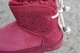 Детские зимние угги Ugg замшевые 28 18.0 см бордовые - изображение 6