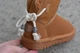 Детские зимние угги Ugg замшевые 29 18.5 см коричневые - изображение 3