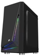 Корпус 1stPlayer R2-R1 Color LED Black (R2-1R1) Без БП - изображение 1