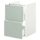 Тумба під раковину з 2 ящиками IKEA ENHET 40x42x60 см (294.968.68) - зображення 1