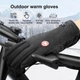 Теплі Рукавички Zipper, мультиспорт, Windstopper, Чорний, розмір S - зображення 5