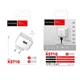 Адаптер зарядный быстрый - сетевой блок питания KONI Strong KS71Q 1USB 3A белый - изображение 3