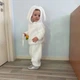 Детский костюм тедди Зайка Mrou 74см Белий - изображение 2