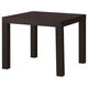Стіл журнальний IKEA LACK, чорний, 55х55 см - изображение 1