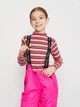 Детский зимний лыжный полукомбинезон Lemon Outerwear Snow&Ski Girl ZL3119203OSG-007 116 см Розовый (5904986204306) - изображение 4