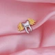 Значок стоматологу BROCHE брошь бижутерия Медицина Зуб с крыльями серебристый BRGV113136 - изображение 3