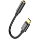 Переходник Baseus Type-C to 3.5 mm адаптер 9CM Black (CATL54-01) - изображение 10