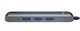 USB-хаб Baseus Type-C to USB3.0*3 + HDMI + RJ45 + Type-C PD Mechanical Eye 6 в 1 Ethernet Grey (CAHUB-J0G) - изображение 15