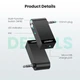 Bluetooth-адаптер Ugreen Беспроводной Bluetooth 5.0 адаптер приемник 3.5мм с микрофоном (30348) черный - изображение 13
