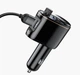 Bluetooth FM передатчик Baseus автомобильное зарядное устройство 2USB 3.4A Black (CCALL-RH) - изображение 3