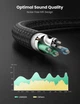Переходник-разветвитель Ugreen Сплиттер с нейлоновой оплеткой 3.5mm 2 AM to 3.5mm AF 20СМ Metal Black (AV140) - изображение 15