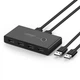 Коммутатор Ugreen Out USB 2.0 1.5М Switch Box 2 In 4 Black (US216) - изображение 7