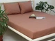 Простынь на резинке 160х200х20 см и наволочки 2х50х70 см Tag Tekstil (Mahogany Rose) - изображение 1